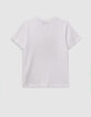 Wit T-shirt biokatoen man met tijgerkop jongens-7