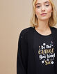 I.Code black knit coat with studs-5