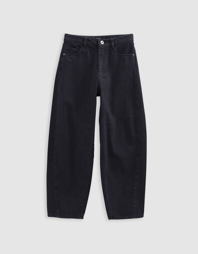 Vaqueros barrel negro waterless ni&ntilde;a - IKKS