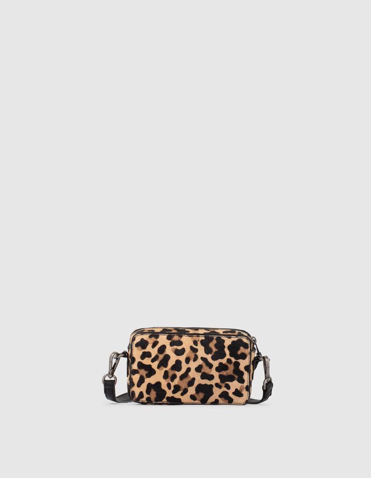 Sac pochette cuir 1440 SMALL MESSENGER LEOPARD femme-3