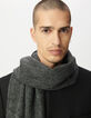 Men&rsquo;s grey deep-dye look scarf-4