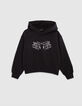 Zwarte sweater luipaardblik, geborduurde lovertjes meisjes-1