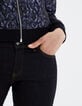 Women’s metallic jacquard short bomber jacket-5