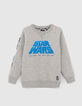 Boys’ grey IKKS–STAR WARS™ embroidered sequin sweatshirt-2