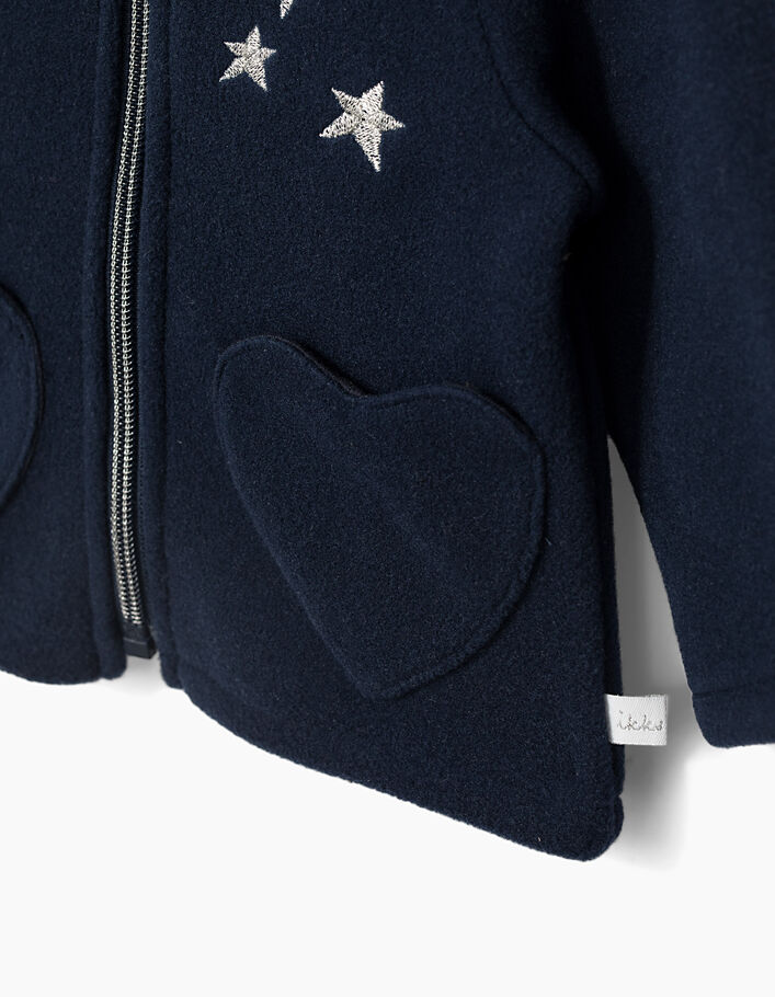 Baby girls’ fleece cardigan