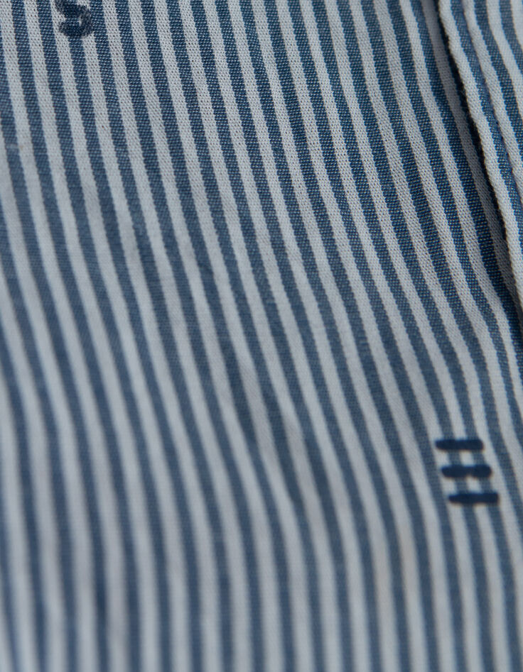 Chemise bi-mati&egrave;re rayures et motifs &eacute;t&eacute; b&eacute;b&eacute; gar&ccedil;on-7
