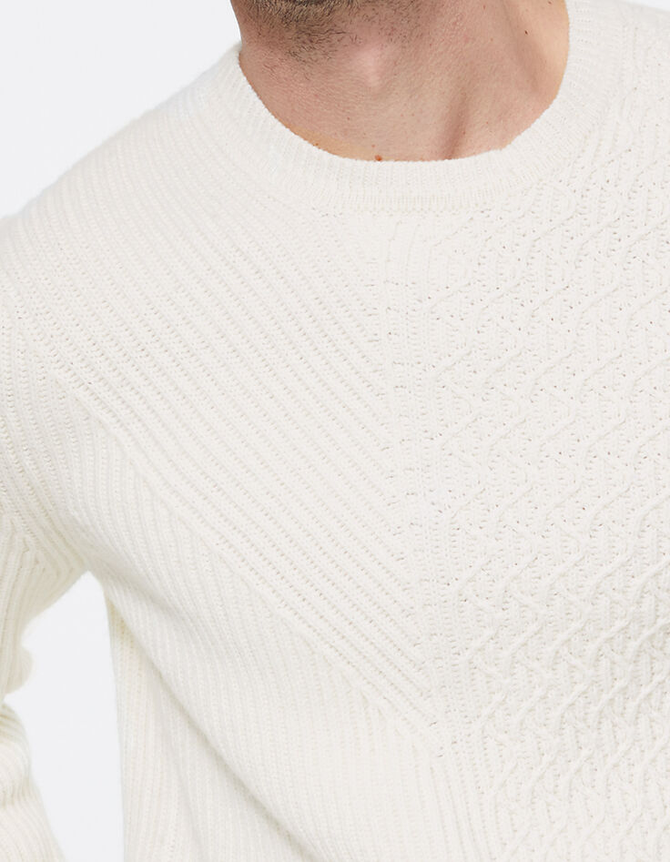 Men’s mastic cable knit sweater-5 Men’s mastic cable knit sweater-5