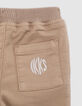 Beige Babyjungen-Jeansbermudas-6