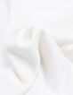 White T-shirt with bead embroidered slogan-6