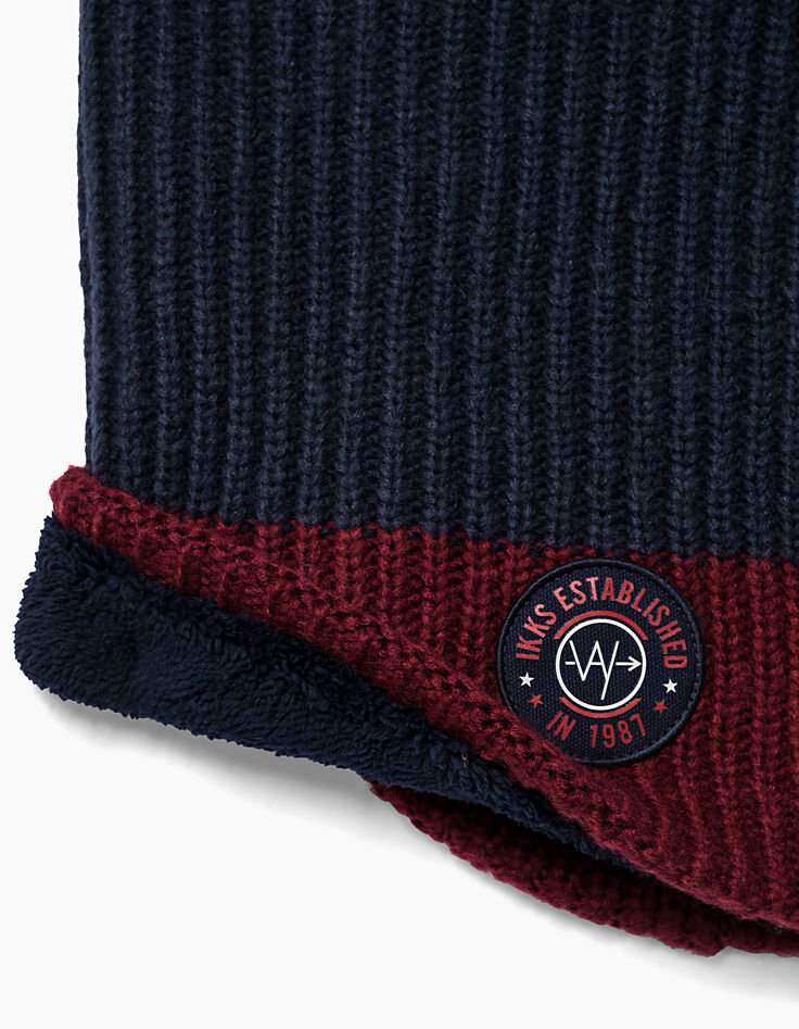Zweifarbiger Jungen-Snood -2