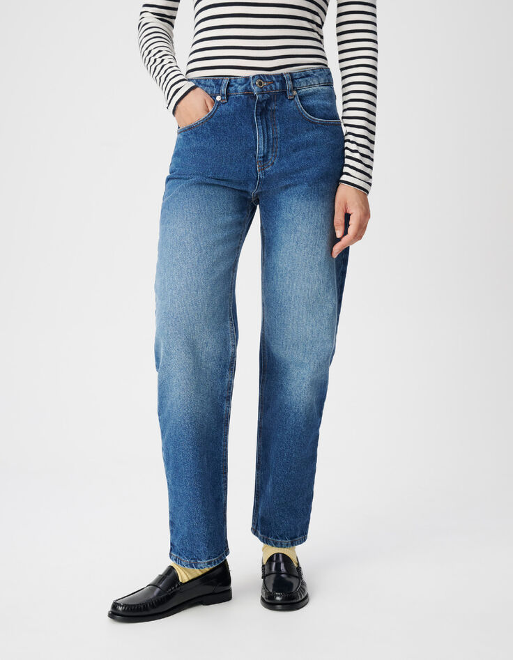 Anders Damen-Jeans mit geradem Bein, blau, 7/8-L&auml;nge-2