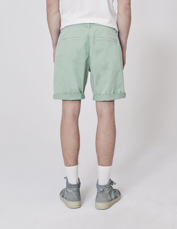 Men’s aqua CHINO Bermuda shorts - IKKS