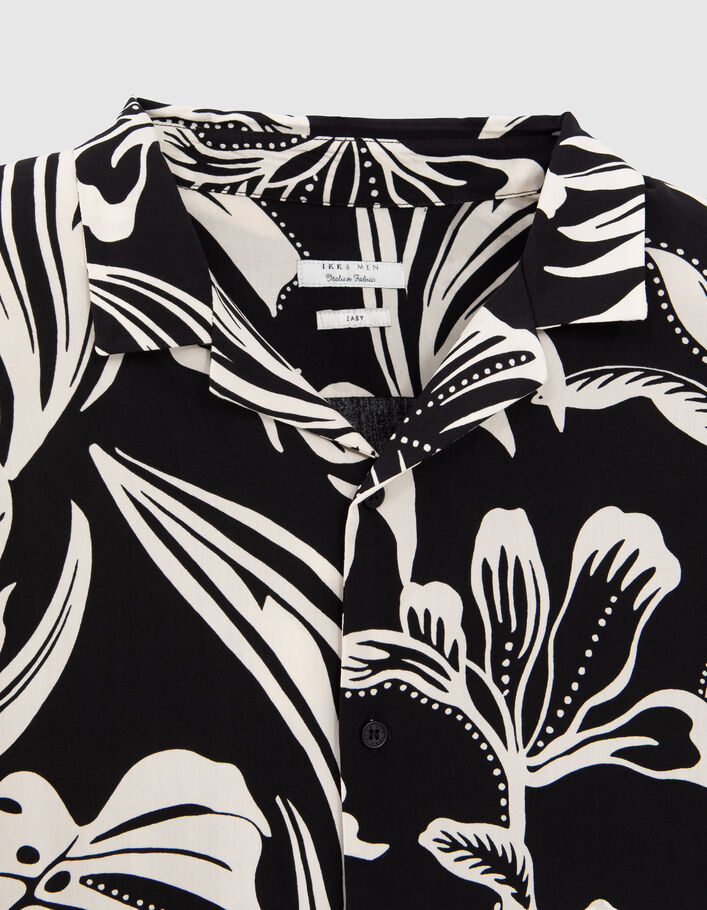 Pure Edition – REGULAR-Herrenhemd mit tropischen Blumen - IKKS