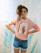 Koraal sweater regenboog op cactus-1