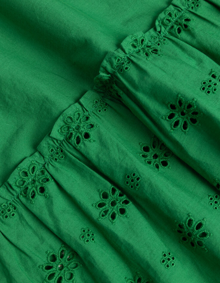 Strapless jurk met gesmokte rug Dames-6