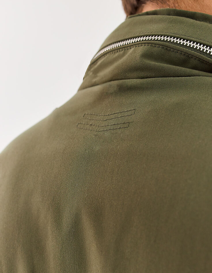 Men’s khaki multi-pocket safari jacket-4