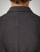 Men’s dark chocolate TRAVEL SUIT suit jacket-4