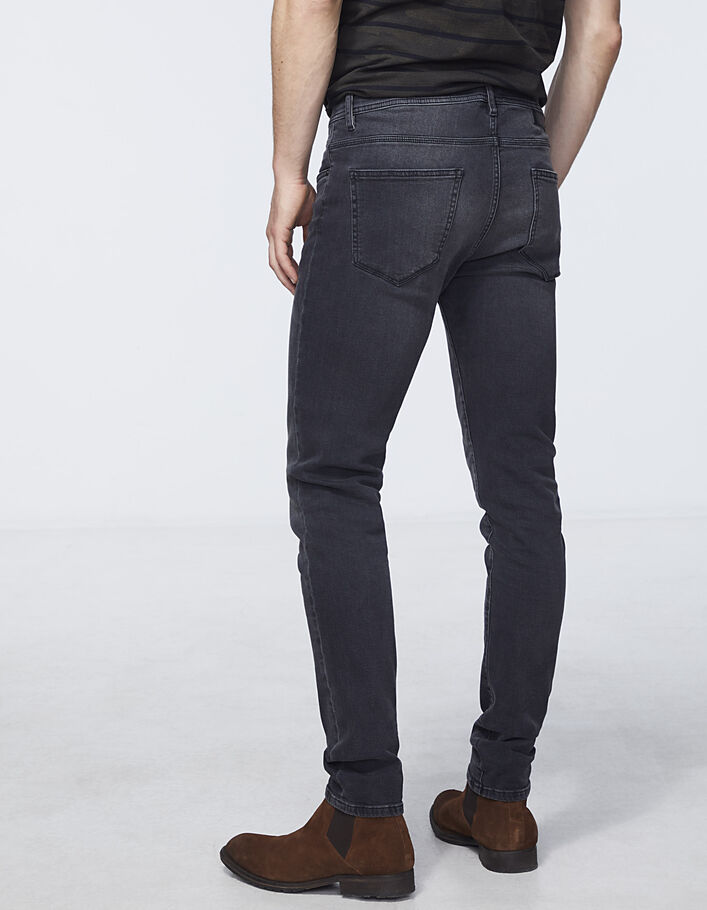 Men’s anthracite Ian SKINNY jeans - IKKS