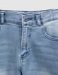 Waterless light blue straight jeans for boy-5