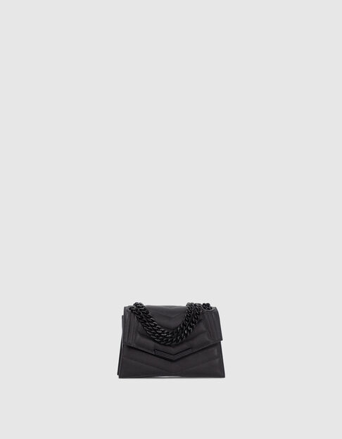 Women’s black caviar leather THE 1 bag Size S