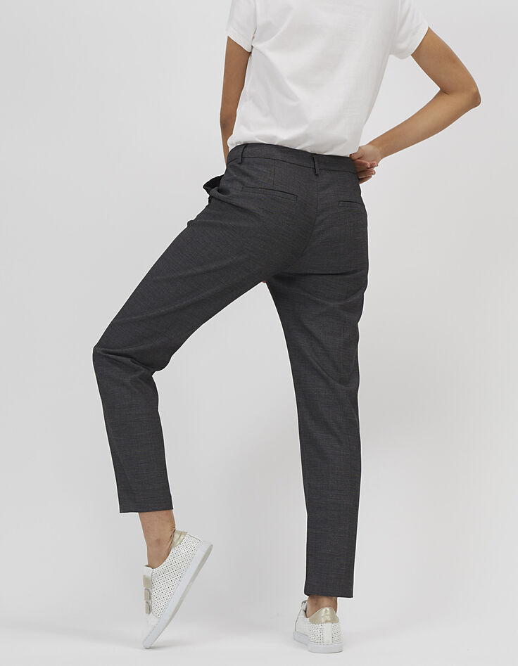 Pantalón de traje negro con encaje-4