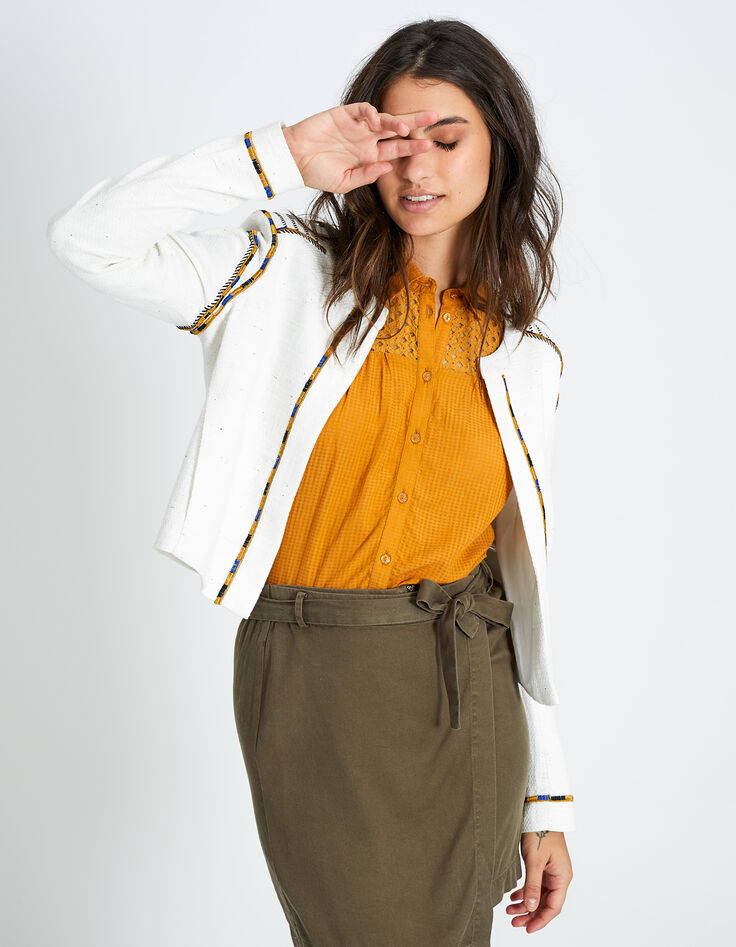 Chaqueta cuadrada blanco roto bordados-3