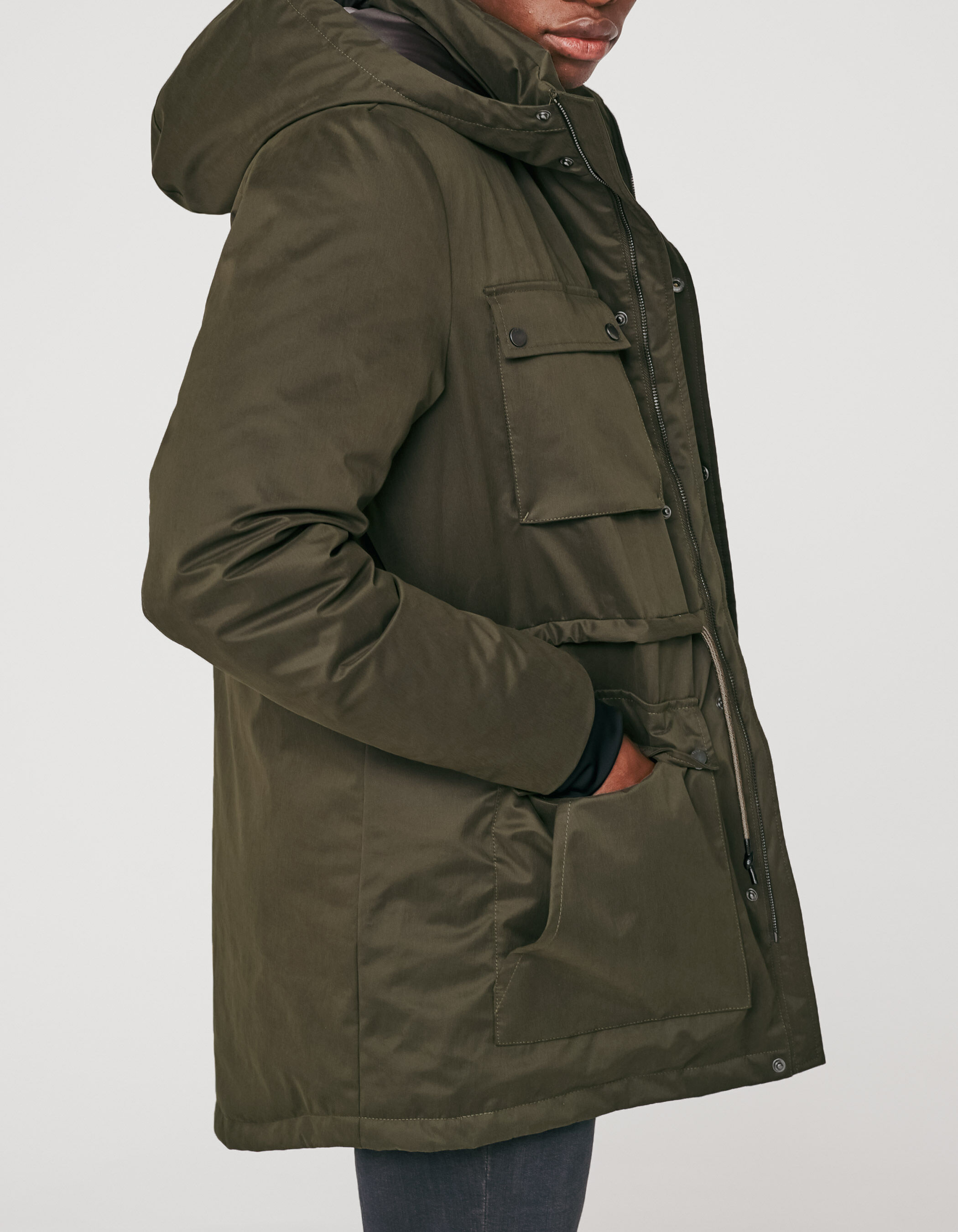 Parka ikks kaki on sale