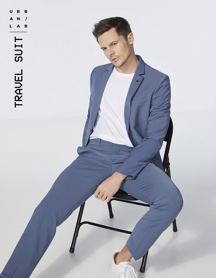 Pantal&oacute;n de traje SLIM stone para Hombre -2