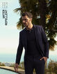 Veste de costume bleu foncé en twill Homme-1