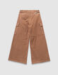 Camel wideleg jeans battlestijl meisjes-6