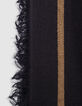 Foulard camel jacquard têtes de mort écrues Femme-4