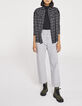 Camisa de cuadros algod&oacute;n volante mujer-3