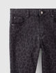 Vaqueros slim antracita estampado leopardo-8