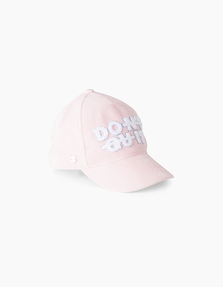 Casquette rose fille-1