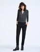 Combinaison pantalon bi-matière femme-2
