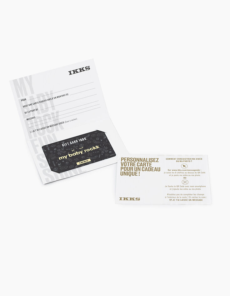Carte cadeau vidéo MY BABY ROCKK - 100€-2 Carte cadeau vidéo MY BABY ROCKK - 100€-2