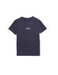 T-shirt marine coton bio message d'amour Homme-5