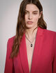 Collar largo &aacute;ncora gris colgante negro-3