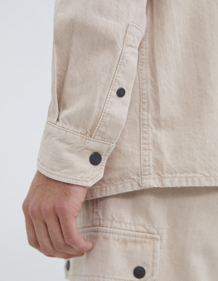 Camisa Terra® Denim caqui claro hombre-5