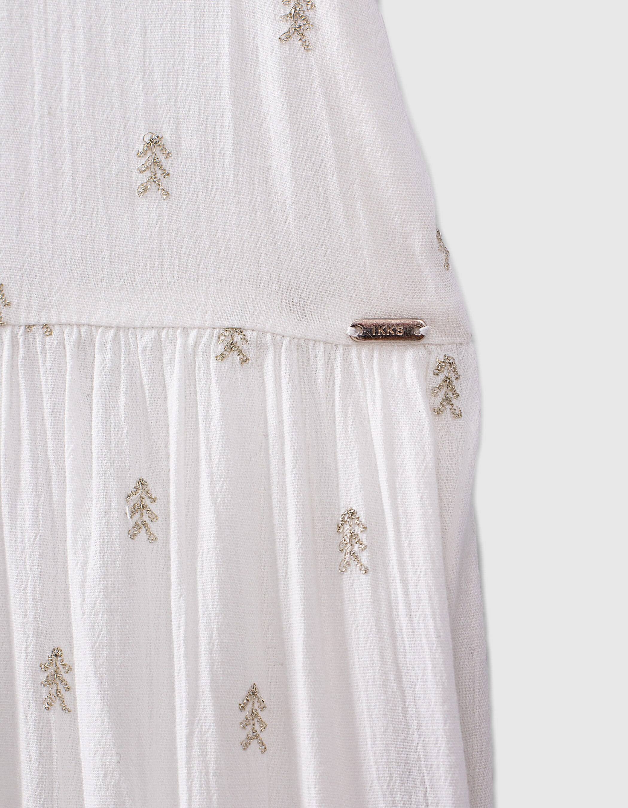 Ikks robe shop longue blanche