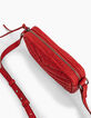 Bolsito cuero WATERMELON 1440 SMALL MESSENGER acolchado chevrones-3