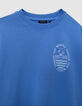 Sweat bleu maxi visuel dos fille-3