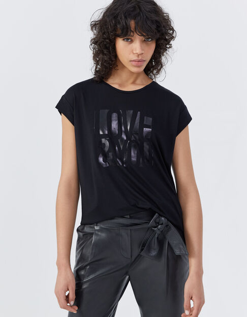 Women’s Tencel and wool message Pure Edition T-shirt