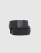 Women’s black belt with Western buckle-3