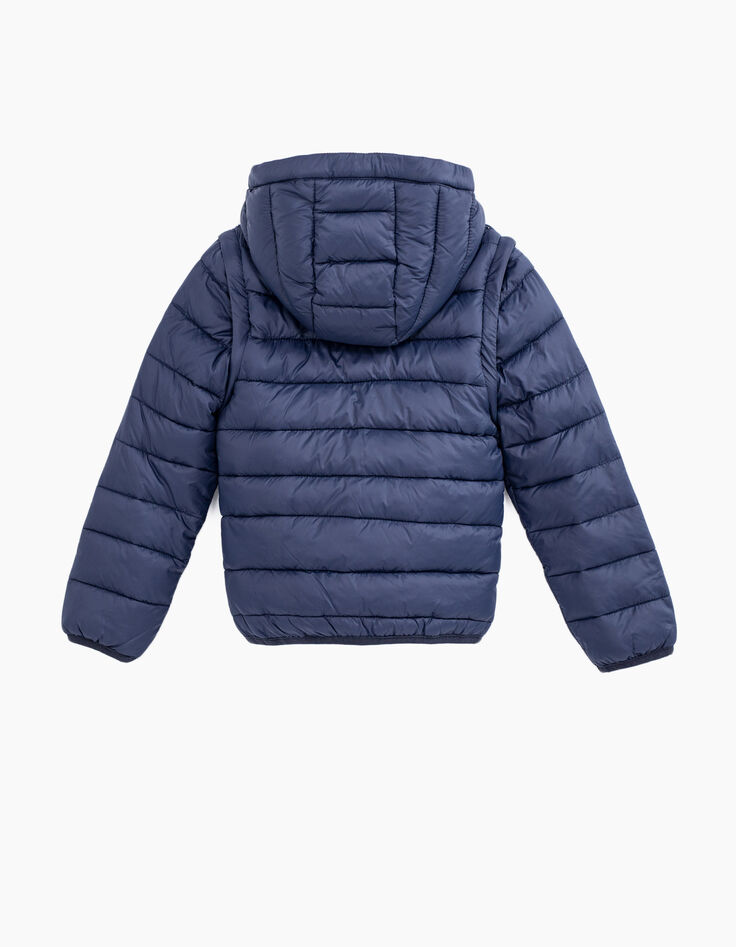 Anorak fino navy Essentiel reciclado niño -4