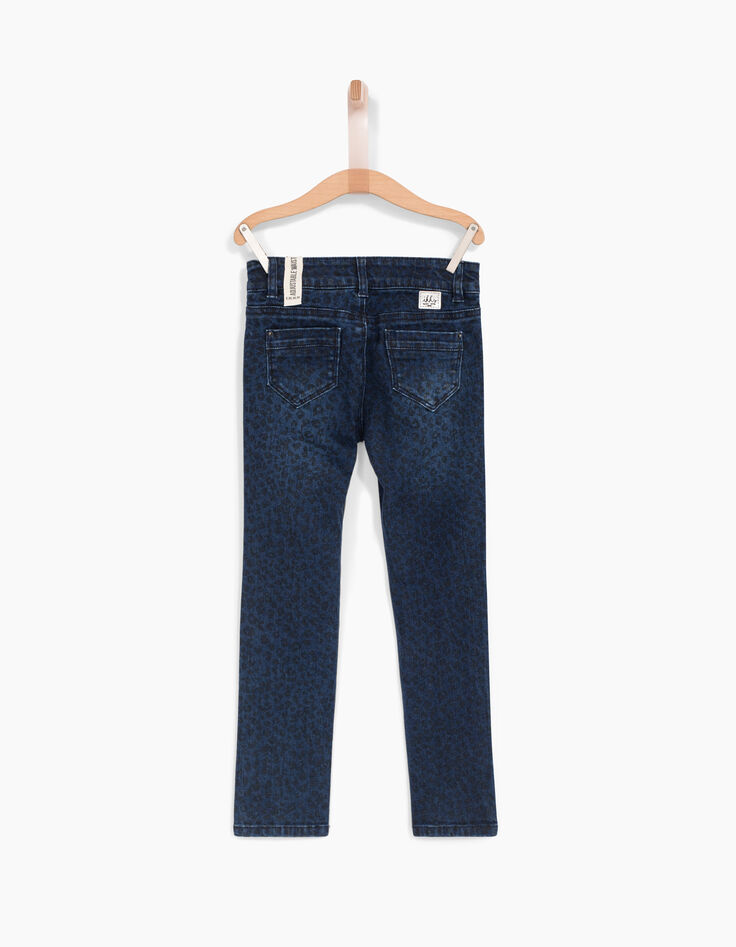 Girls’ slim leopard jeans-3