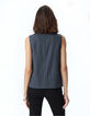 Women&rsquo;s blue-grey sleeveless top-3