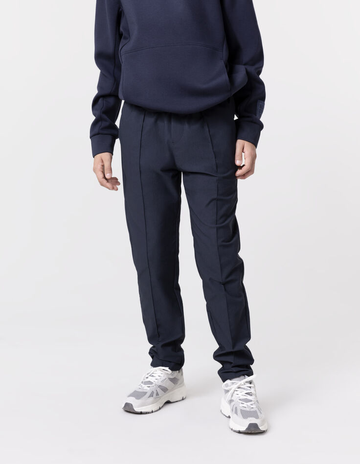 Pantalon JOGGER marine léger garçon-2