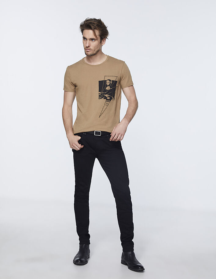 Tee-shirt vison avec Joconde-BD Homme  - IKKS