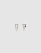 Women’s IKKS talisman fine chain earrings-4